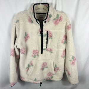 PINK Victoria's Secret Floral Cowl Neck Sweater